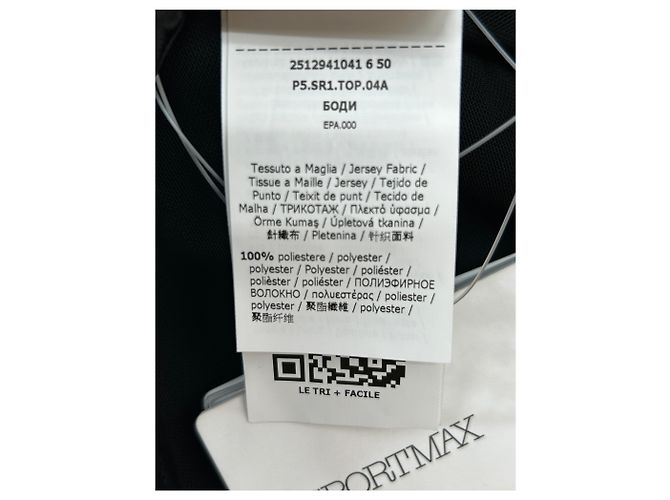 Bustier de cuero negro Sportmax - vista 6