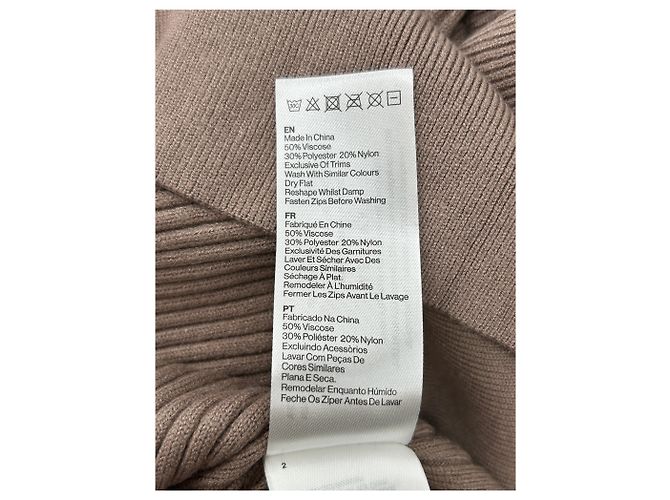 Autre Marque Suéter sin mangas marrón Castaño - vista 6