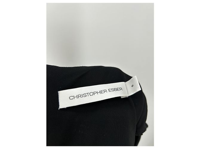Autre Marque CHRISTOPHER ESBER Maxikleid Schwarz - Ansicht 5