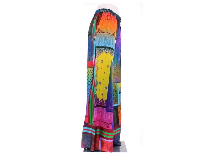 Pierre Louis Mascia Bunte Seidenhose Mehrfarben - Ansicht 2