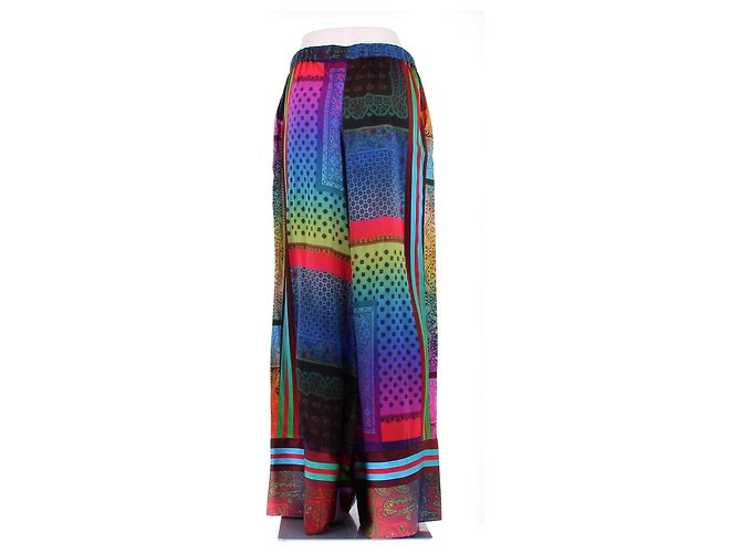Pierre Louis Mascia Bunte Seidenhose Mehrfarben - Ansicht 3