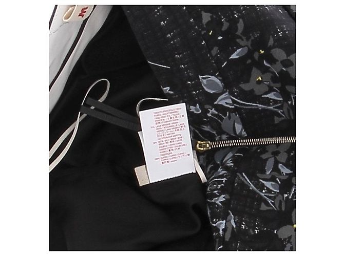 Marni Pantaloni neri e gialli Nero - vista 6