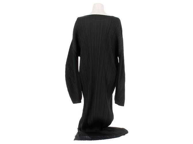 Pleats Please Schwarzes Kleid - Ansicht 2