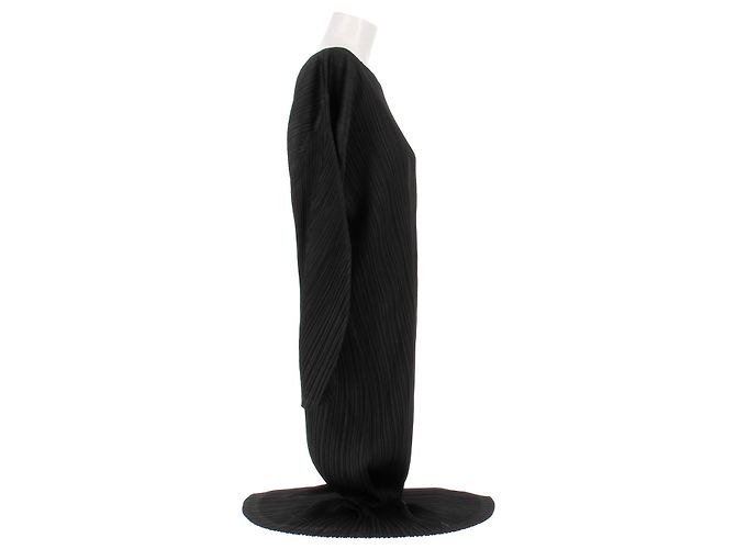Pleats Please Schwarzes Kleid - Ansicht 3