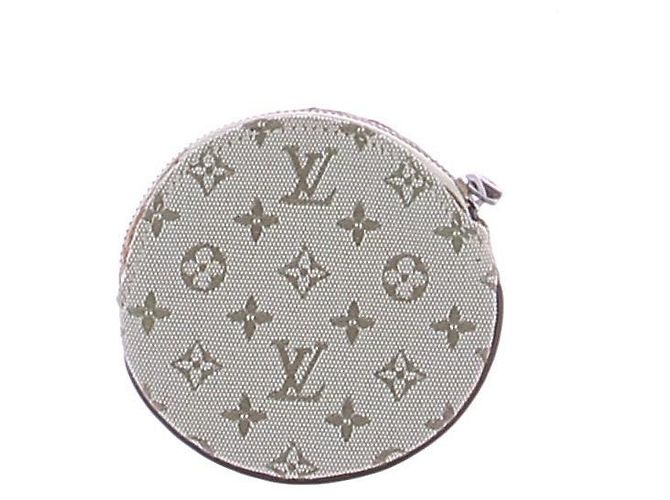 Louis Vuitton Petit porte monnaie rond papillon monogramme et patchwork Grey - view 2