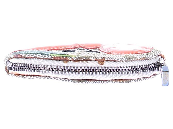 Louis Vuitton Petit porte monnaie rond papillon monogramme et patchwork Grey - view 5