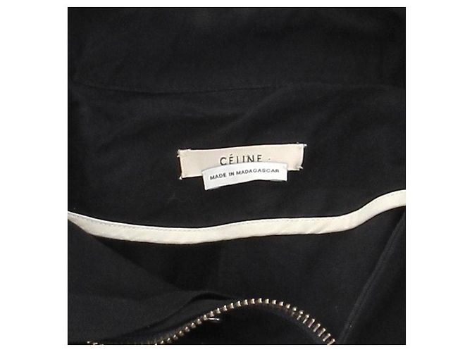 Giacca Céline in cotone blu navy - vista 5