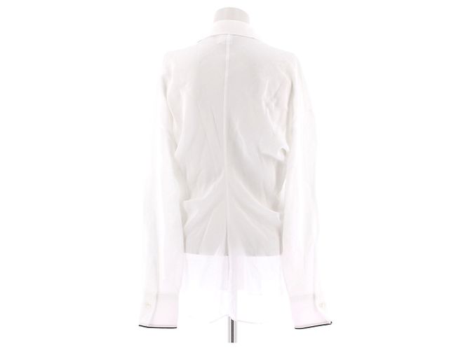 Camicia Brunello Cucinelli Bianca in Cotone M Bianco - vista 2