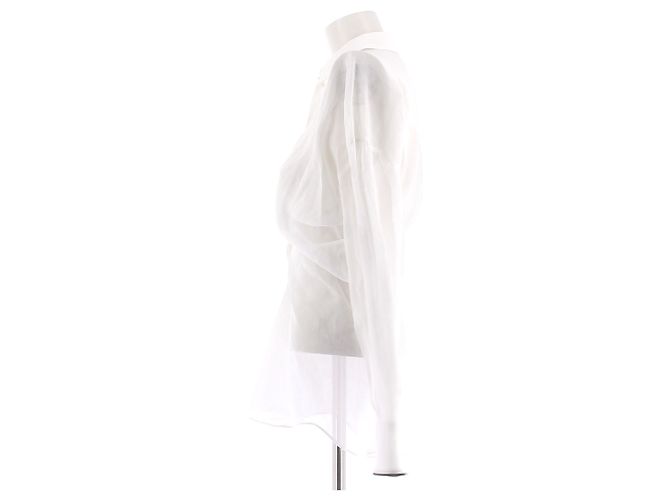 Camicia Brunello Cucinelli Bianca in Cotone M Bianco - vista 4
