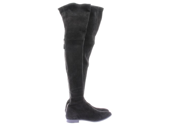 Prada Botas altas de ante Negro - vista 2