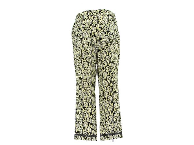 Calças Prada estampadas verdes e pretas de algodão - vista 2