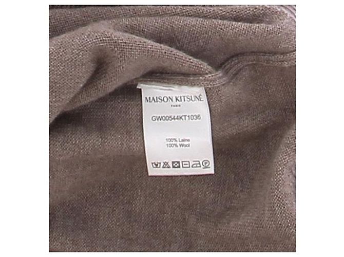 Autre Marque MAISON KITSUNÉ Wollcardigan braun - Ansicht 7
