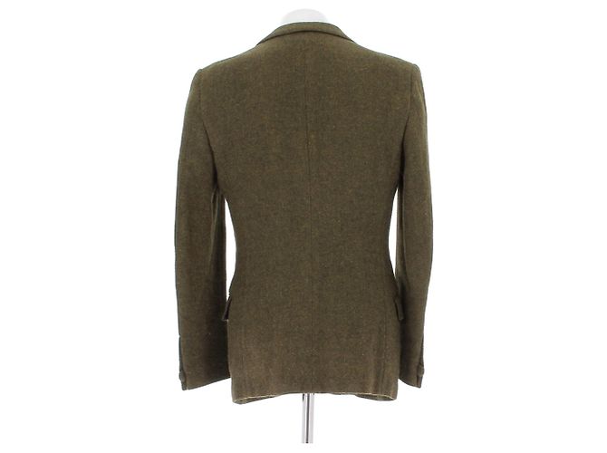 Yves Saint Laurent Khaki Wool Jacket - view 2