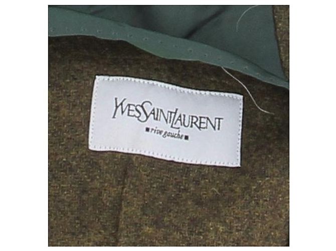 Yves Saint Laurent Khaki Wool Jacket - view 5