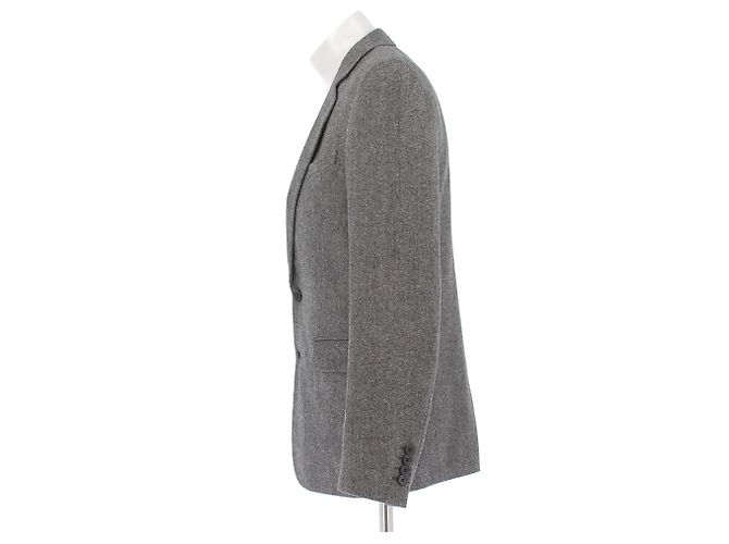 Dior Grey Wool Suit Jacket - view 4
