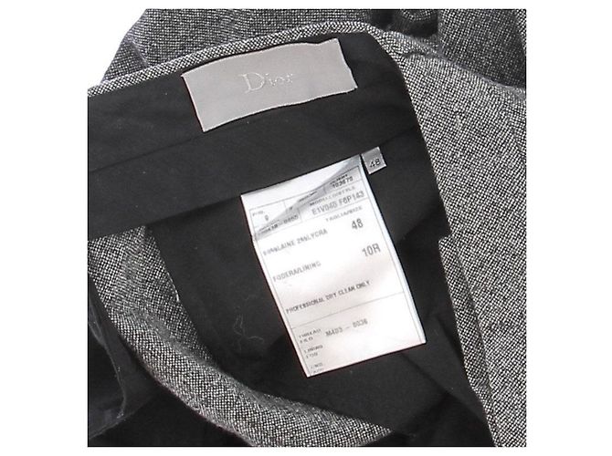 Dior Grey Wool Suit Jacket - view 9