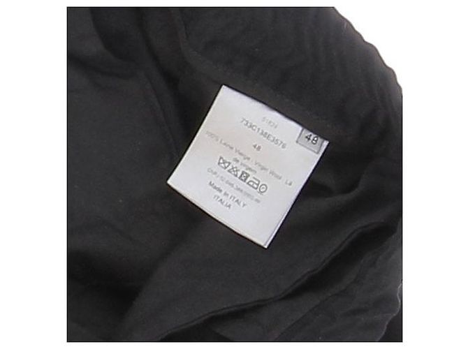 Dior Pantaloni a righe in lana Grigio - vista 4