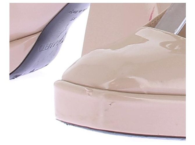 Nodaleto Bulla babies en cuir verni Beige - view 10