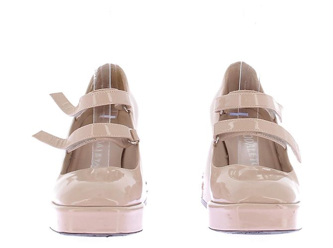 Nodaleto Bulla babies en cuir verni Beige - view 4