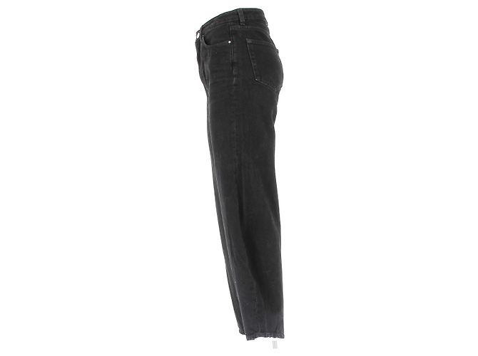 Jeans Totême in cotone nero Taglia 25 - vista 4