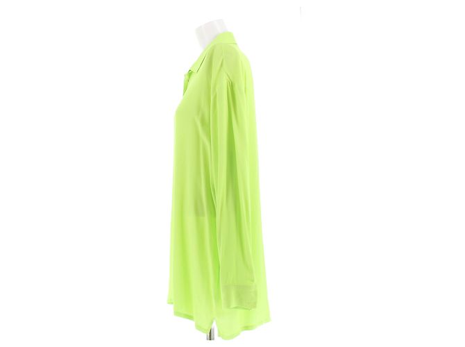 Autre Marque Camicia verde fluorescente LOVERS + FRIENDS - vista 3