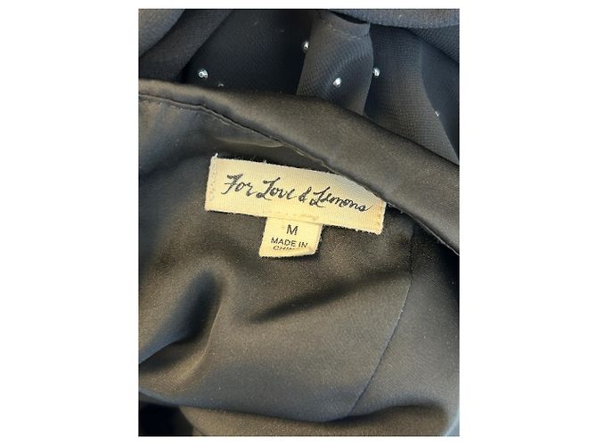 Autre Marque Abito nero con strass e body integrato - vista 6