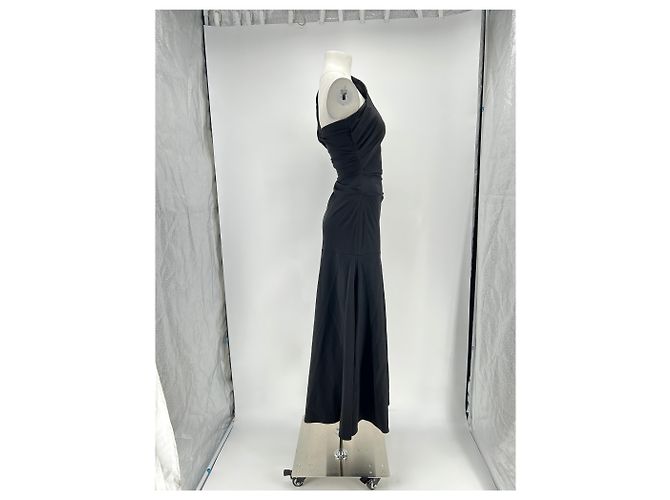 Marc by Marc Jacobs Maxikleid Schwarz Viskose XS - Ansicht 3