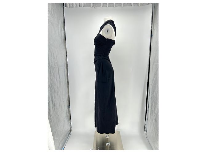 Marc by Marc Jacobs Maxikleid Schwarz Viskose XS - Ansicht 4
