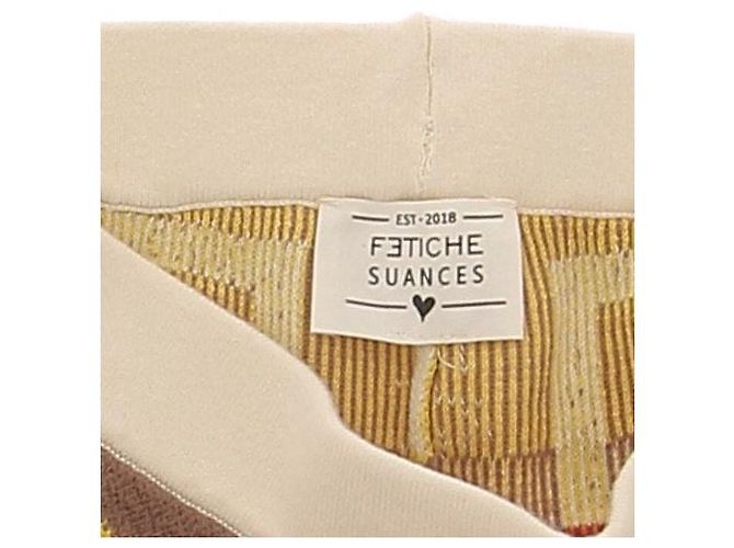 Autre Marque Short estampado FETICHE SUANCES de algodón beige - vista 6