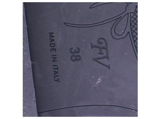 Autre Marque Mocassini in velluto blu - vista 8