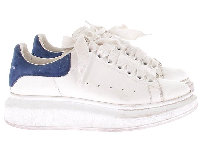 Alexander Mcqueen Zapatillas blancas con plataforma Blanco - vista 3