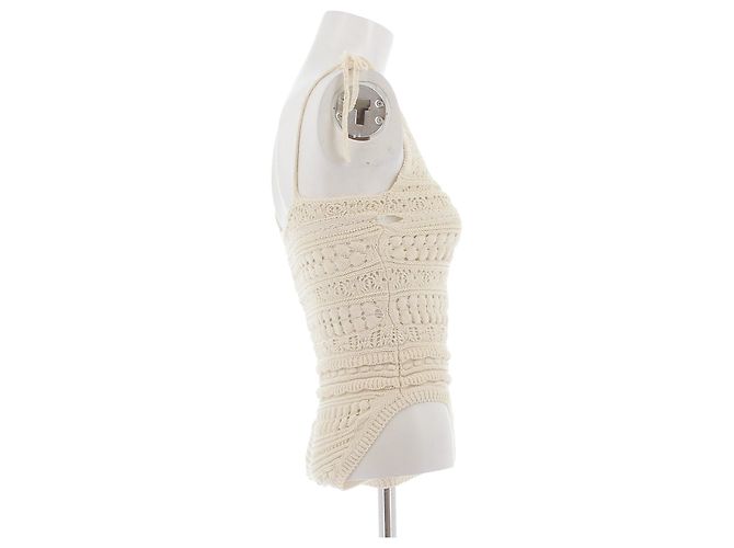 Body de crochet beige Isabel Marant - vista 3