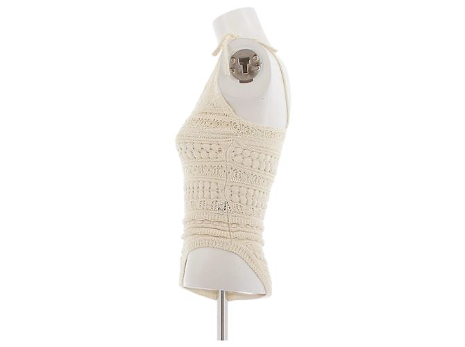 Body de crochet beige Isabel Marant - vista 4