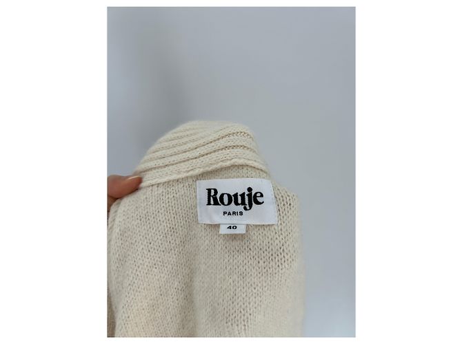 Rouje Angora Cardigan Beige - Ansicht 5