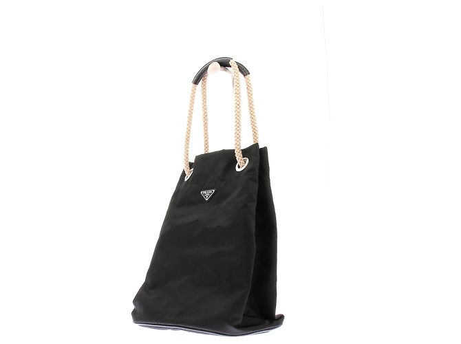 Tote Prada Borsa a Spalla "Mariner Medio" Nero - vista 5