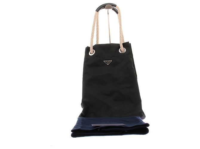 Tote Prada Borsa a Spalla "Mariner Medio" Nero - vista 8