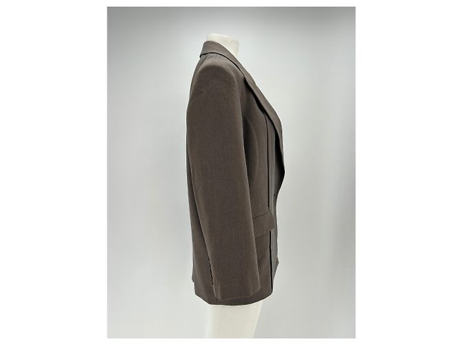 Autre Marque Blazer WITCHERY marrón de viscosa talla 8 UK Castaño - vista 3