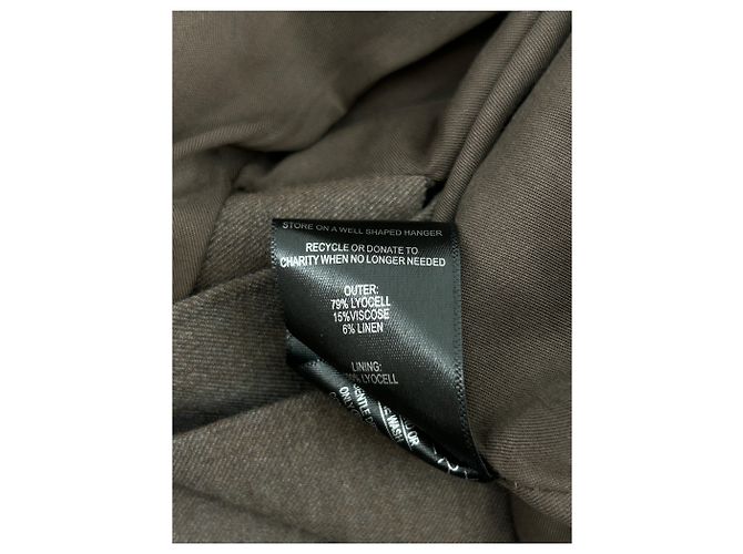 Autre Marque Blazer WITCHERY marrón de viscosa talla 8 UK Castaño - vista 6