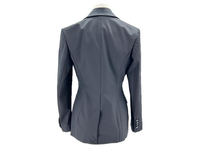 Autre Marque Blazer SABA negro de algodón talla 8 UK - vista 2