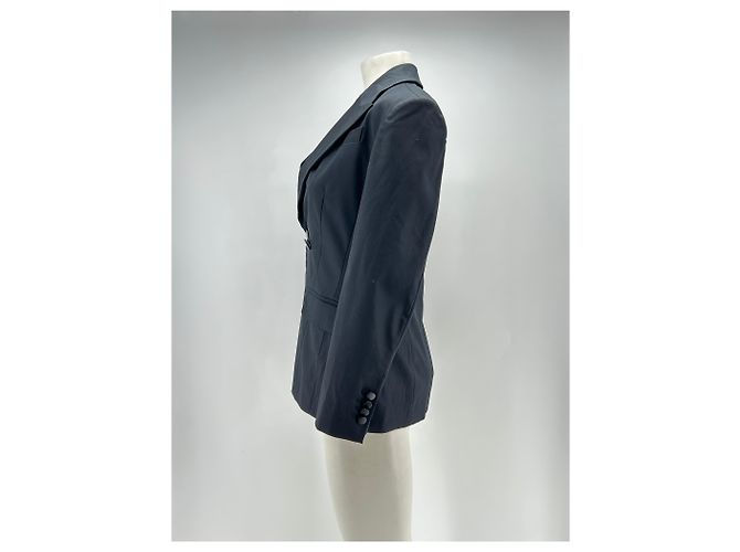 Autre Marque Blazer SABA negro de algodón talla 8 UK - vista 4