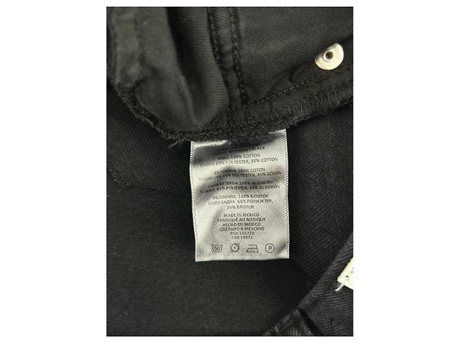 Re/Done Short aus dunkelgrauem Denim - Ansicht 4