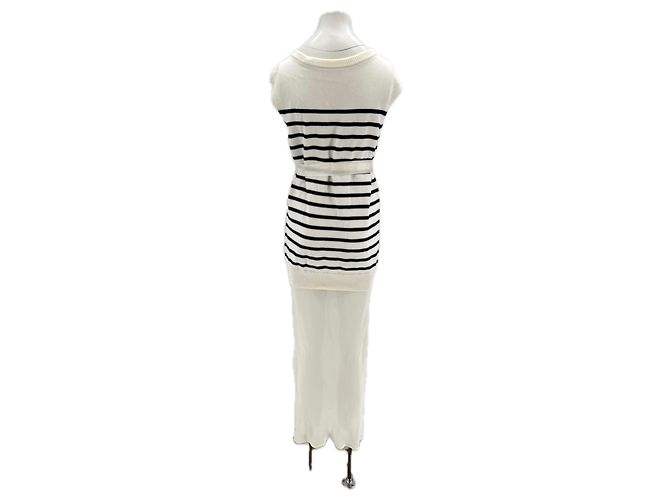 T By Alexander Wang Vestido de rayas marineras - view 2