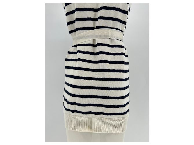 T By Alexander Wang Vestido de rayas marineras - view 5