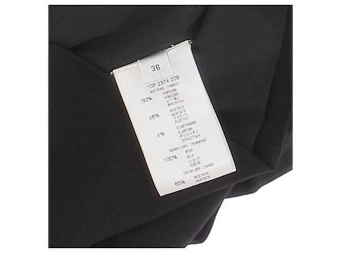 Vestido midi negro sin mangas con cadenas doradas Givenchy - vista 7