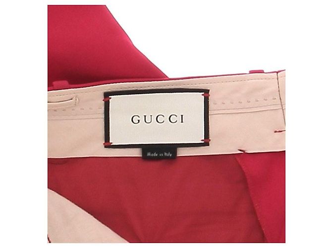 Gucci Calça de lã rosa - vista 5