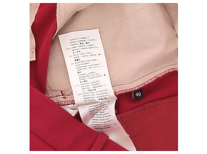 Gucci Calça de lã rosa - vista 6