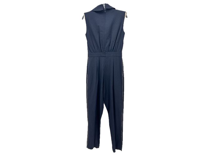 Elisabetta Franchi Mono negro a rayas - vista 2