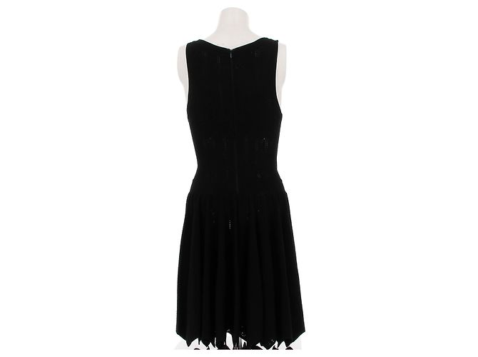 Alaïa Schwarzes trägerloses kurzes Kleid - Ansicht 2