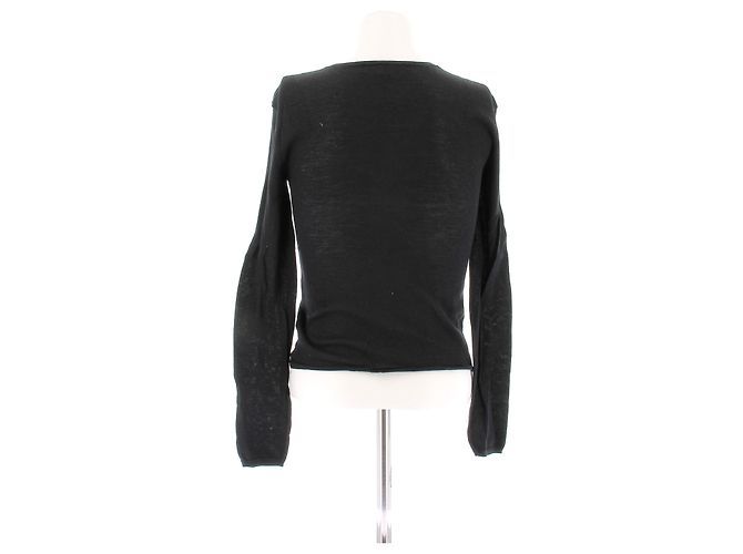 Totême Pull en cachemire noir Black - view 2