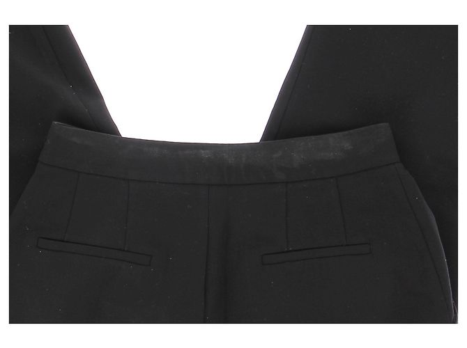 The Row Schwarze Wollhose Größe 6 - Ansicht 5